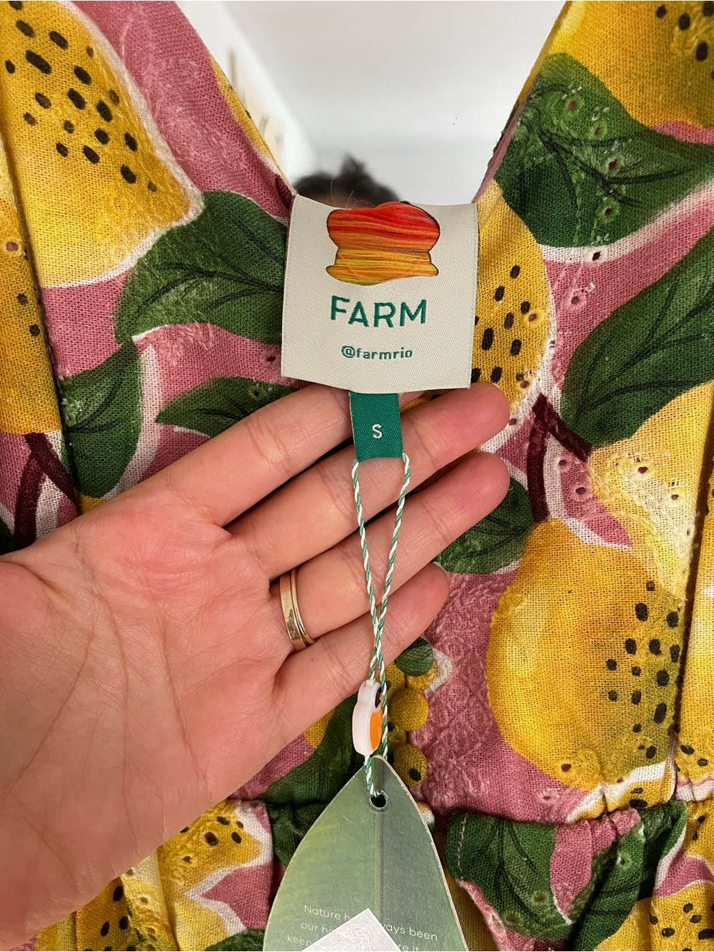 Farm Rio Lemon Dress - Picture 5 of 5